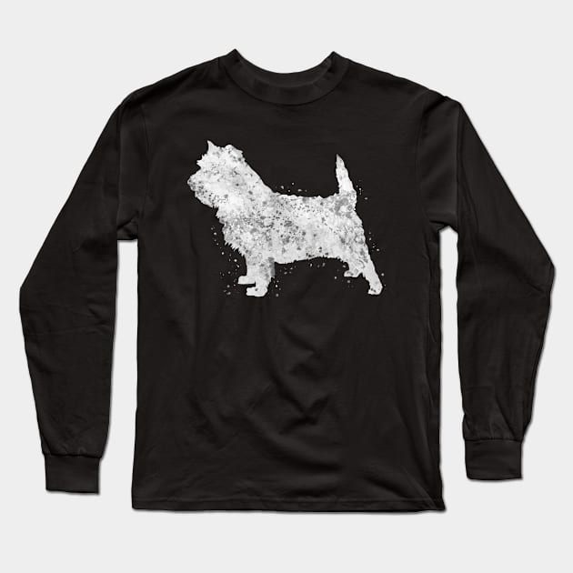 Cairn Terrier dog Long Sleeve T-Shirt by Yahya Art